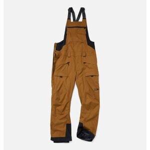 Mountain Hardwear Men's Firefall Bibs Size Small Brown Outdoors Ski NWT Winter